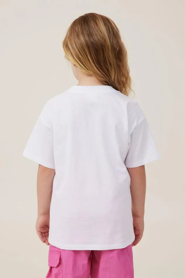 License Drop Shoulder Short Sleeve Tee Lcn Mat Barbiewhite Girls Cotton On Tops and TShirts License Drop Shoulder Short Sleeve Tee Lcn Mat Barbiewhite Girls Cotton On Tops and TShirts