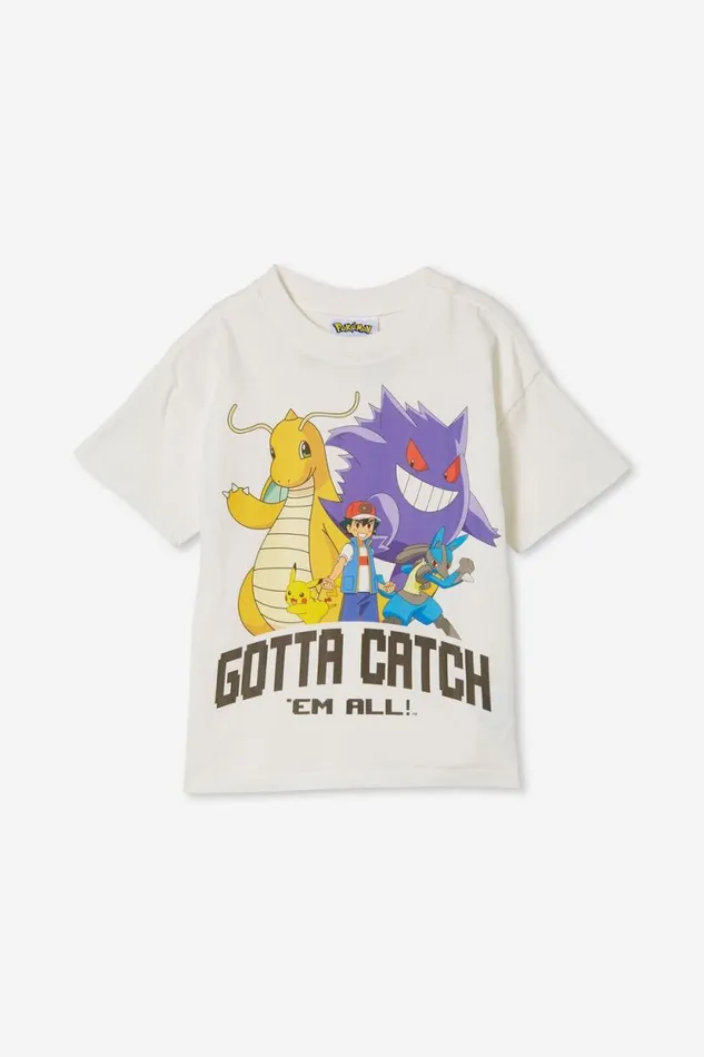 License Drop Shoulder Short Sleeve Tee Lcn Pok Pokemon Catch Em Allvanilla Wash Girls Cotton On Tops and TShirts License Drop Shoulder Short Sleeve Tee Lcn Pok Pokemon Catch Em Allvanilla Wash Girls Cotton On Tops and TShirts