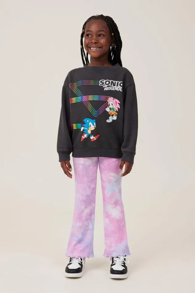 License Dusty Fleece Crew Neck Lcn Seg Sonic And Amyphantom Wash Girls Cotton On Sweatshirts and Sweatpants License Dusty Fleece Crew Neck Lcn Seg Sonic And Amyphantom Wash Girls Cotton On Sweatshirts and Sweatpants