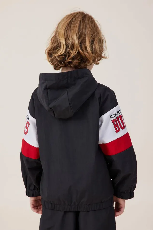 License Spray Jacket Lcn Nba Phantomchicago Bulls Boys Cotton On Jackets and Sweaters