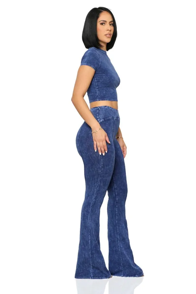 Lilly039s Kloset Sets Women On The Move Piece Pant Set Blue