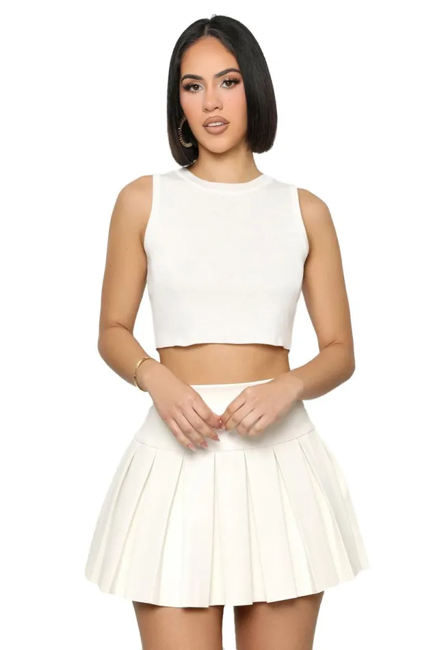 Lilly039s Kloset Sets Women Perfect Play Faux Leather Skirt SetFINAL SALE