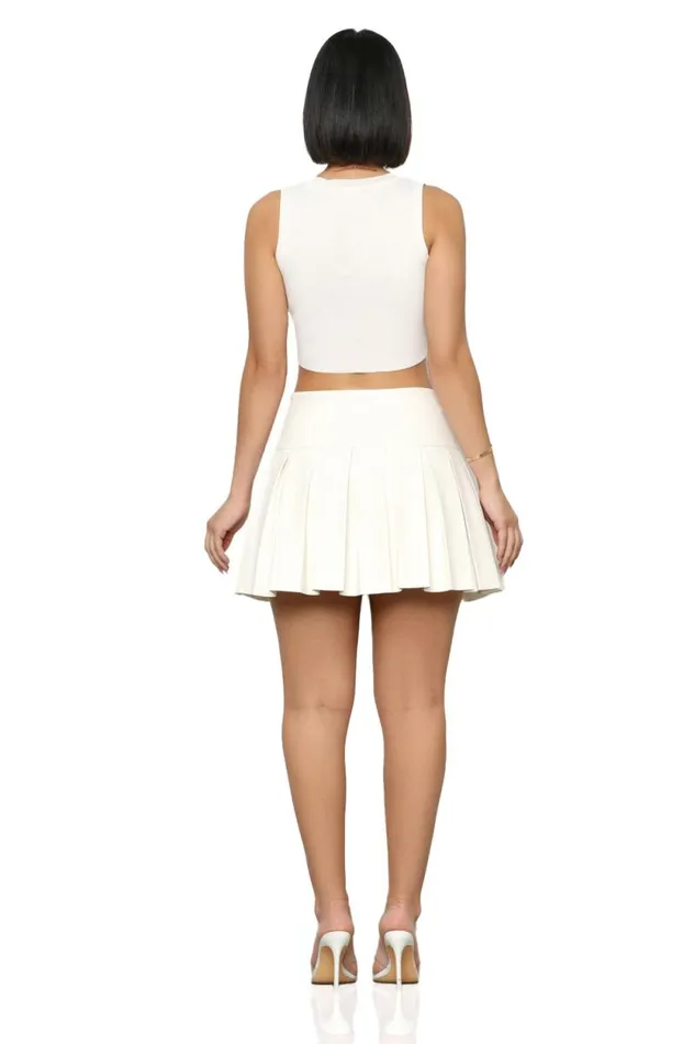 Lilly039s Kloset Sets Women Perfect Play Faux Leather Skirt SetFINAL SALE