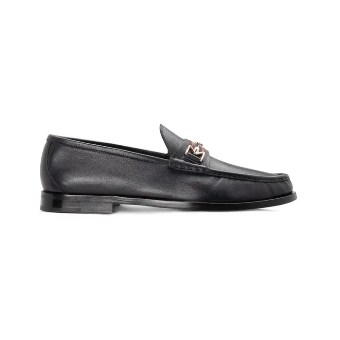 Loafers Men Moreschi Blue Leather Loafer