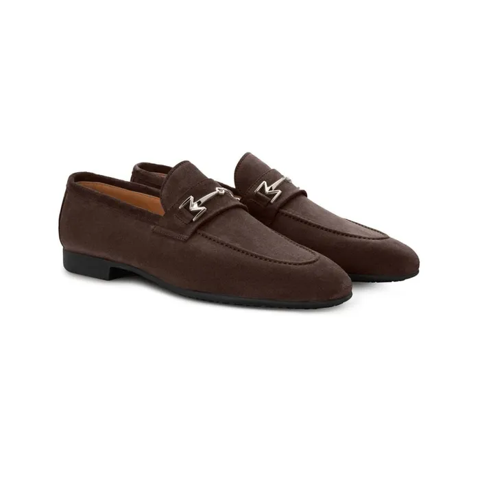 Loafers Men Moreschi Brown Suede Loafer