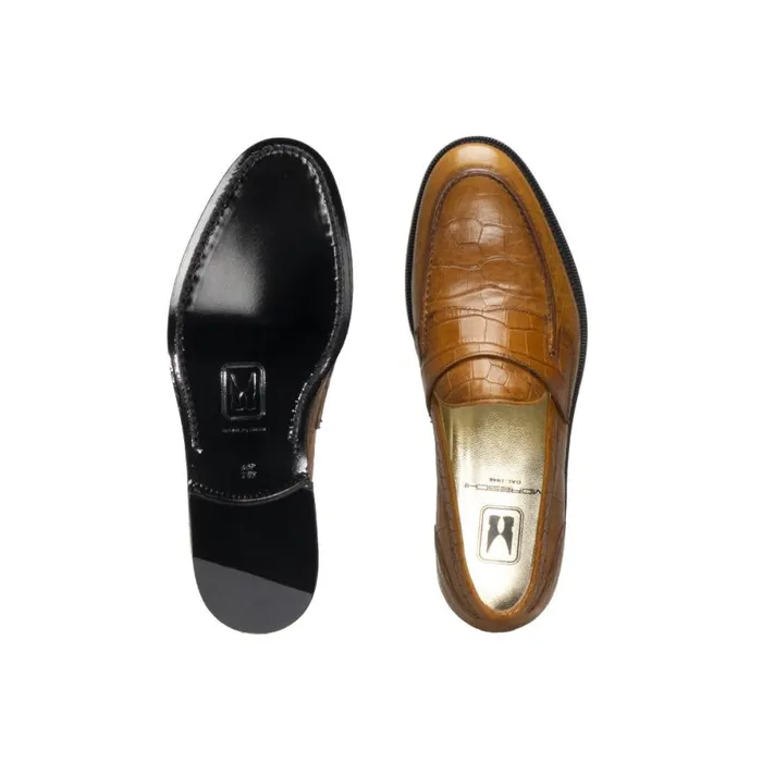 Loafers Men Moreschi FOR HIM 8211 Tan Leather Loafer
