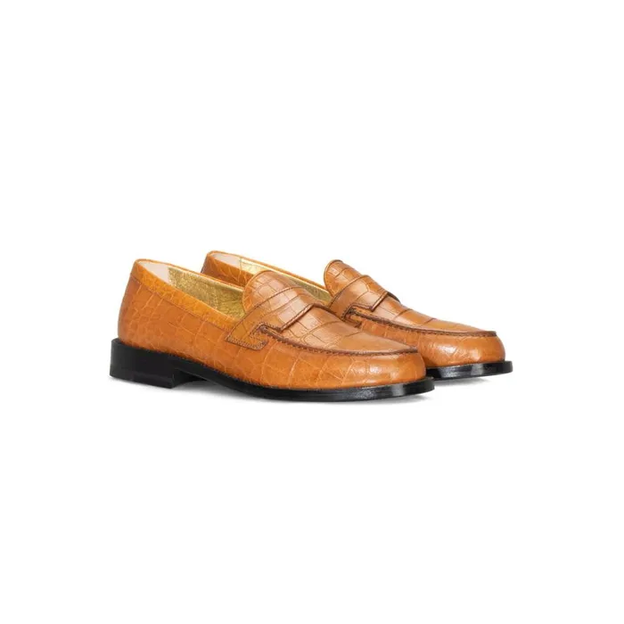 Loafers Women Moreschi FOR HER 8211 Tan Leather Loafer