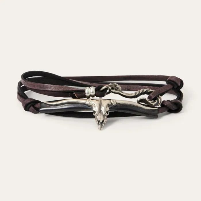 Longhorn Wrap Bracelet Longhorn Wrap Bracelet Men Stetson Bracelets
