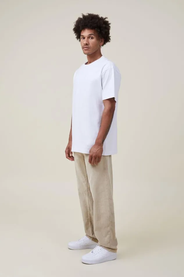 Loose Fit Pant Sand Cord Men Cotton On Pants