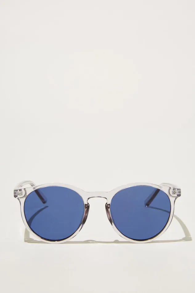 Lorne Polarized Sunglasses Grey Crystalblue Men Cotton On Sunglasses