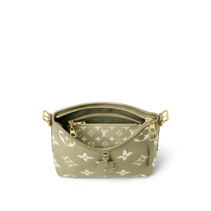 Louis Vuitton CarryAll Bag Louis Vuitton Light KhakiCream M46672 CarryAll PM 8211 Louis Vuitton Handbag Store 8211 Women