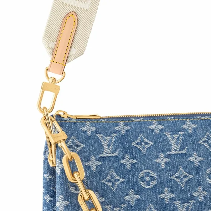Louis Vuitton Coussin Bag Louis Vuitton M24564 Coussin PM Denim Blue 8211 Louis Vuitton Handbag Store 8211 Women