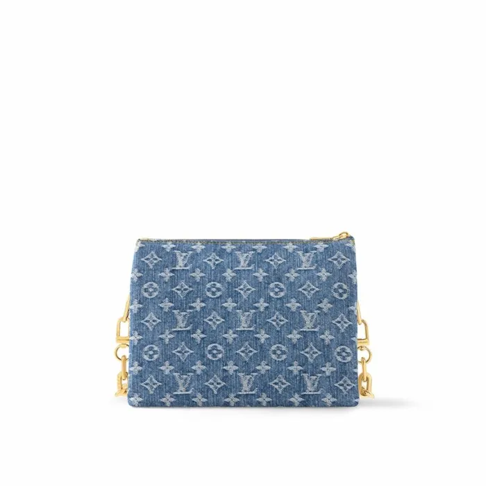 Louis Vuitton Coussin Bag Louis Vuitton M24564 Coussin PM Denim Blue 8211 Louis Vuitton Handbag Store 8211 Women