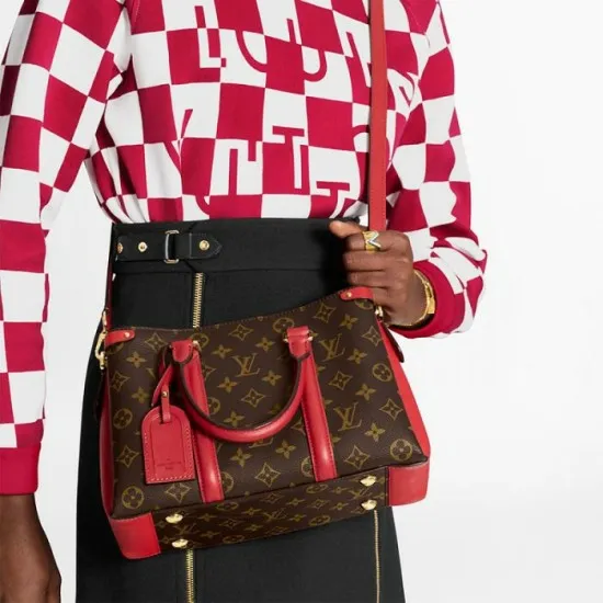 Louis Vuitton Shoulder and Totes Louis Vuitton Soufflot BB Peach M44899 Red M44818 8211 Louis Vuitton Handbag Store 8211 Women