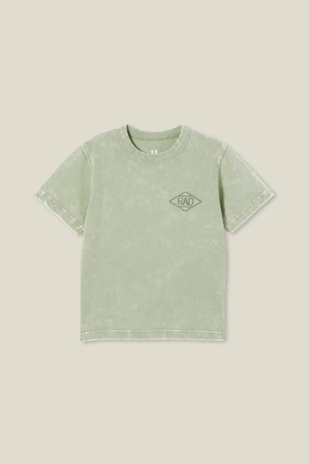 Luca Acid Wash Short Sleeve Tee Deep Sagekeep It Rad BoysGirls Cotton On Tops and TShirts Luca Acid Wash Short Sleeve Tee Deep Sagekeep It Rad BoysGirls Cotton On Tops and TShirts