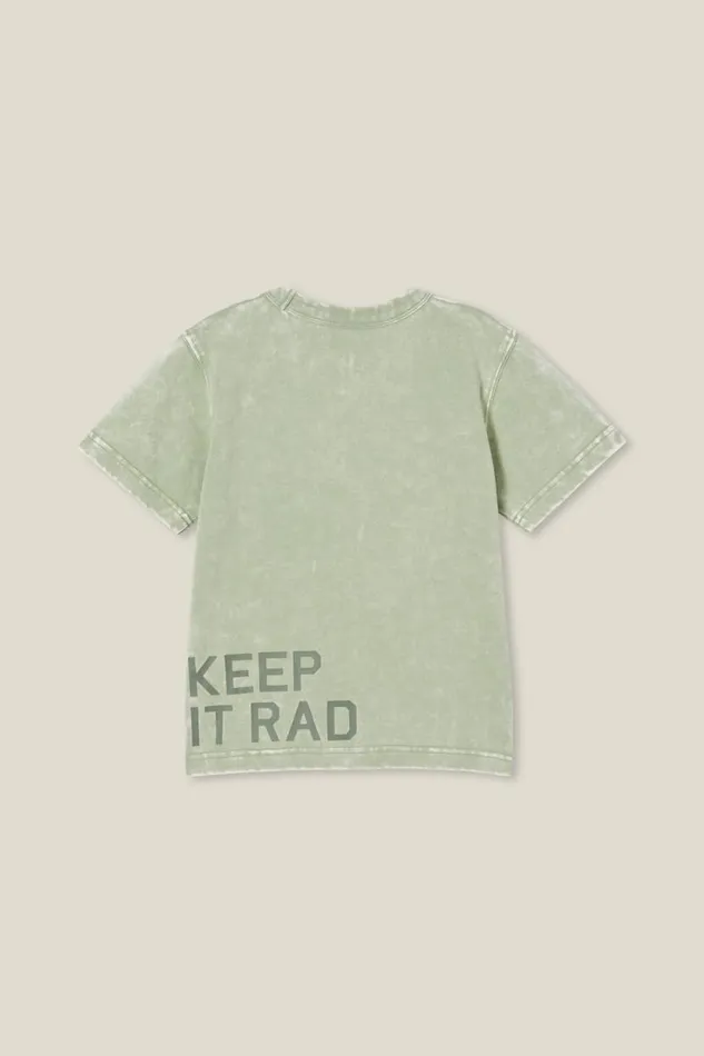 Luca Acid Wash Short Sleeve Tee Deep Sagekeep It Rad BoysGirls Cotton On Tops and TShirts Luca Acid Wash Short Sleeve Tee Deep Sagekeep It Rad BoysGirls Cotton On Tops and TShirts
