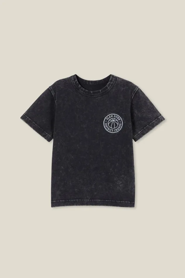 Luca Acid Wash Short Sleeve Tee Phantomslam Dunk Champion BoysGirls Cotton On Tops and TShirts