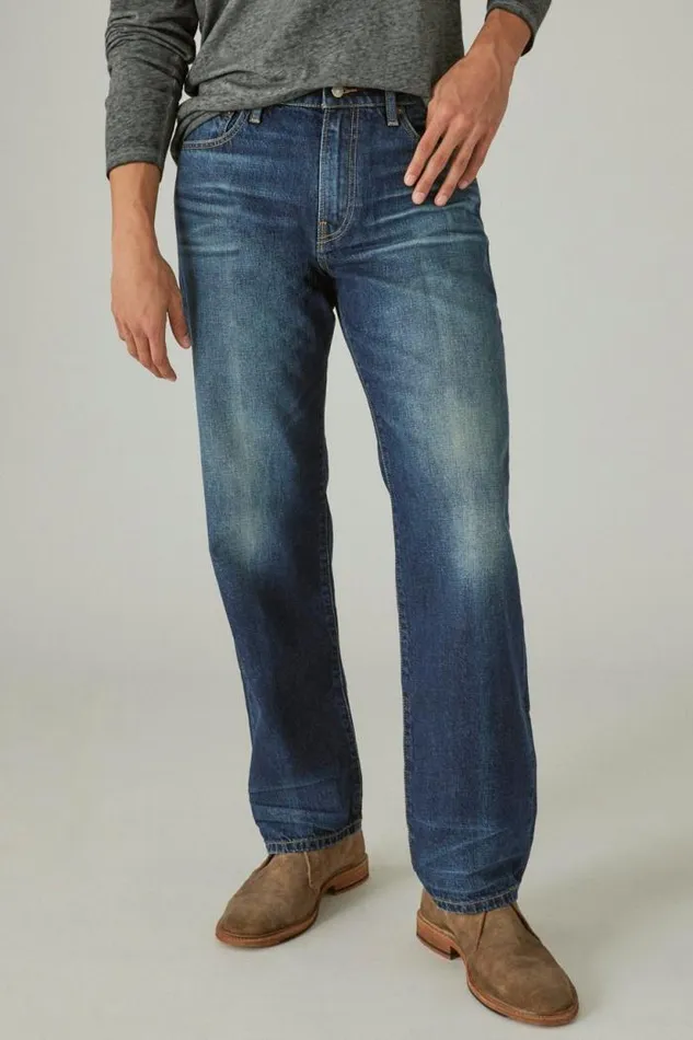 Lucky Brand 281 Baggy Straight Hemp Jean Sheldon Men Jeans