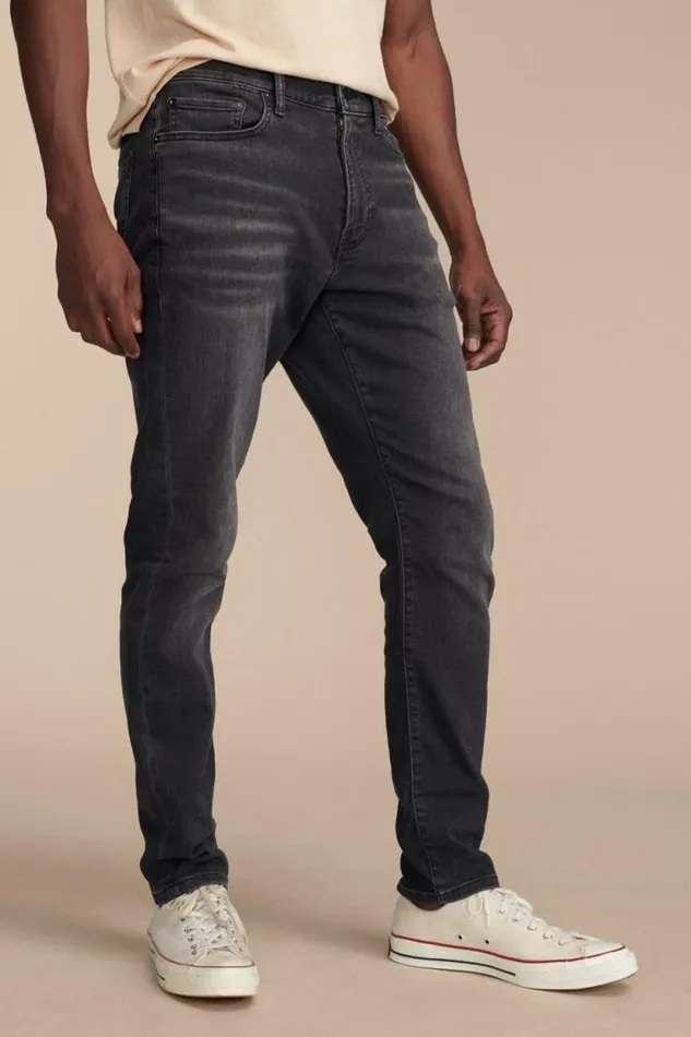 Lucky Brand 411 Athletic Taper Advanced Stretch Jean Black Lake Men Jeans