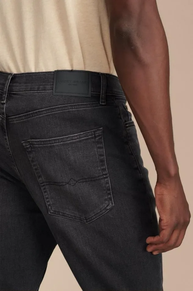 Lucky Brand 411 Athletic Taper Advanced Stretch Jean Black Lake Men Jeans