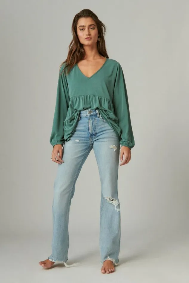 Lucky Brand Boyfriend Flare Wild One Dest Women Jeans