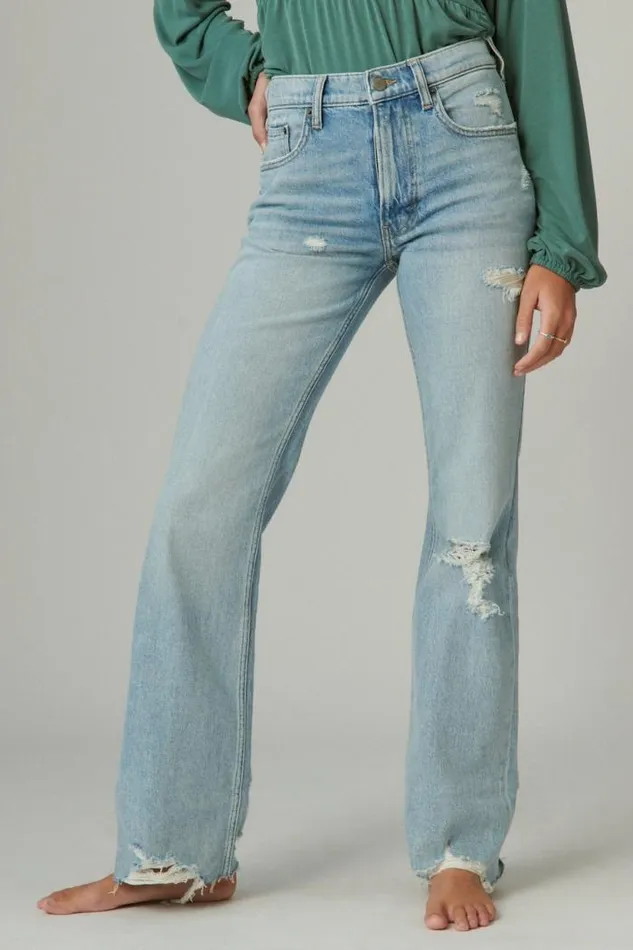 Lucky Brand Boyfriend Flare Wild One Dest Women Jeans