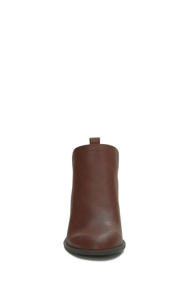 Lucky Brand Branndi Heeled Bootie Dark Brown Women Shoes