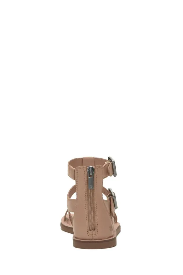 Lucky Brand Brelin Buckle Sandal Open Beigekhaki Women Shoes