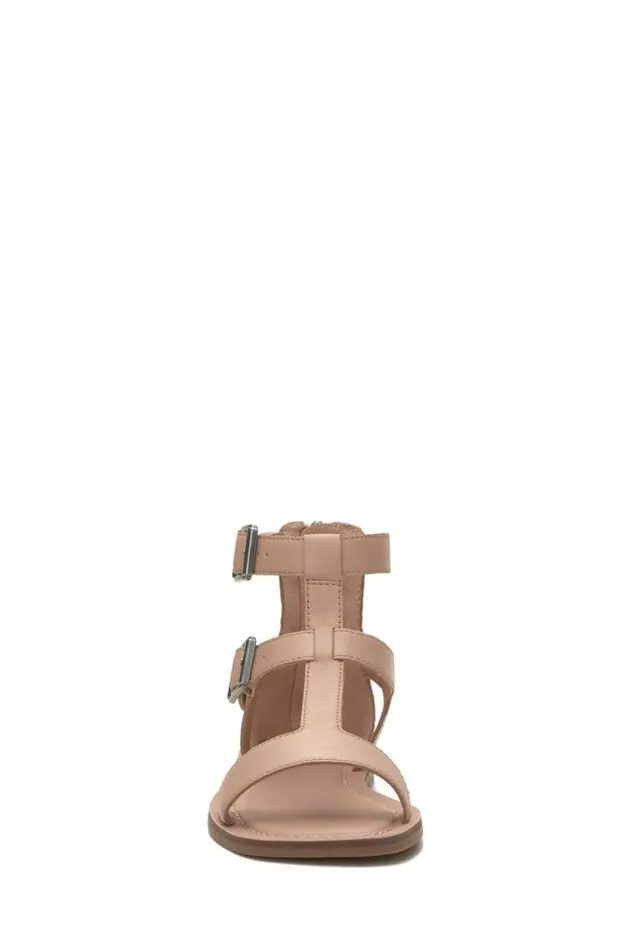 Lucky Brand Brelin Buckle Sandal Open Beigekhaki Women Shoes