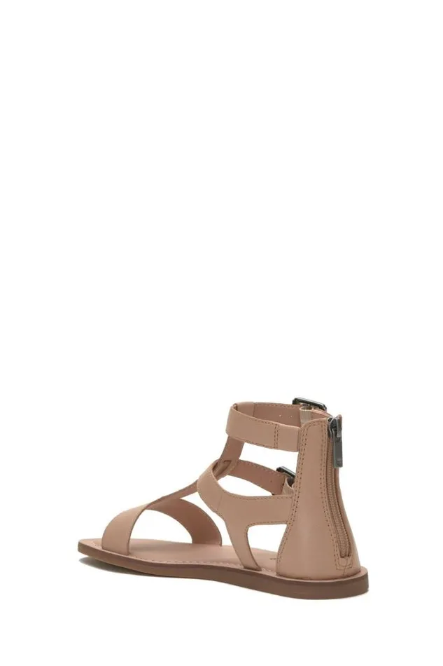 Lucky Brand Brelin Buckle Sandal Open Beigekhaki Women Shoes