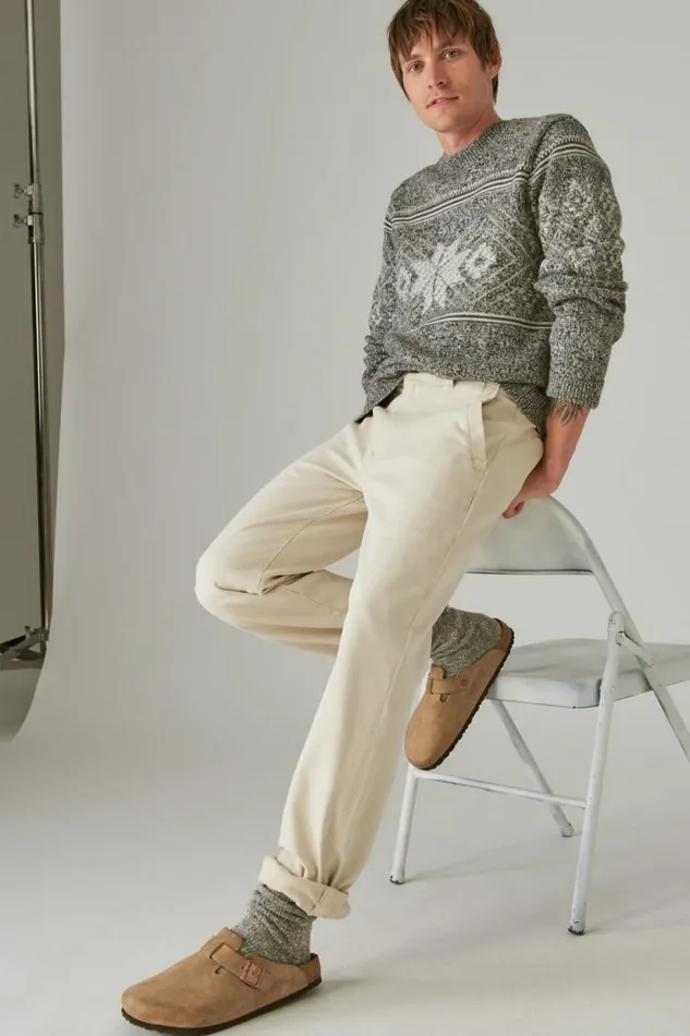 Lucky Brand Classic Chino Pant Winter White Men Pants