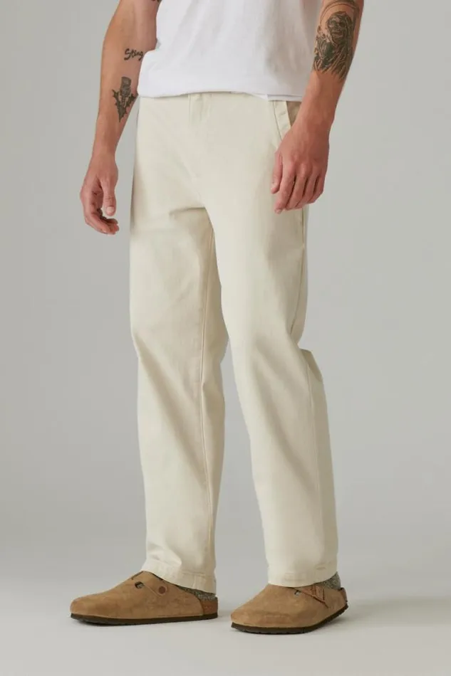 Lucky Brand Classic Chino Pant Winter White Men Pants