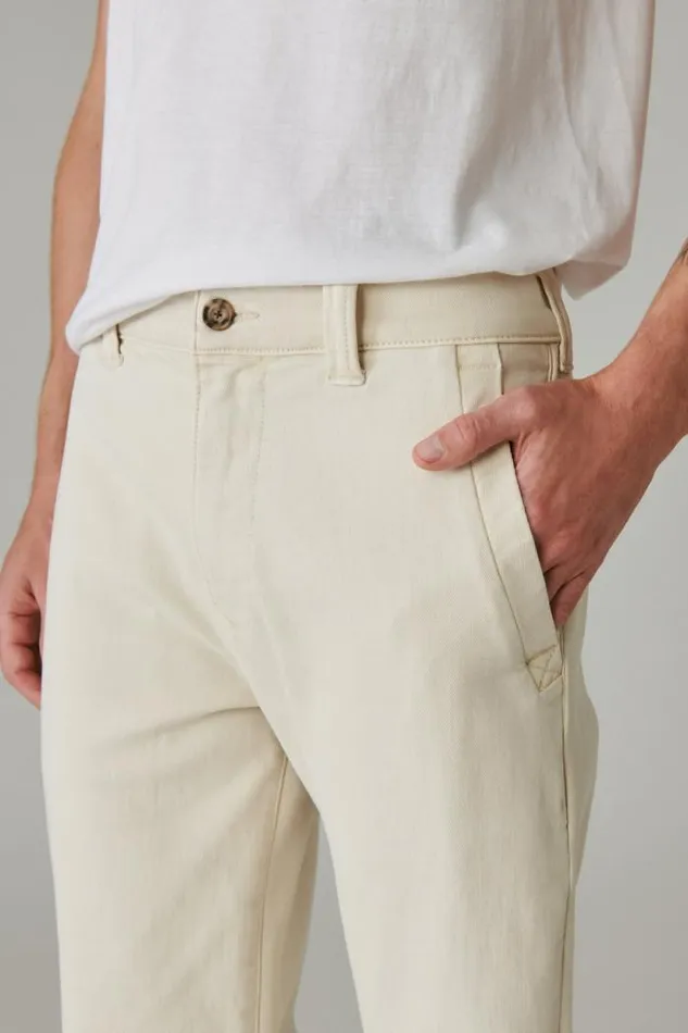 Lucky Brand Classic Chino Pant Winter White Men Pants