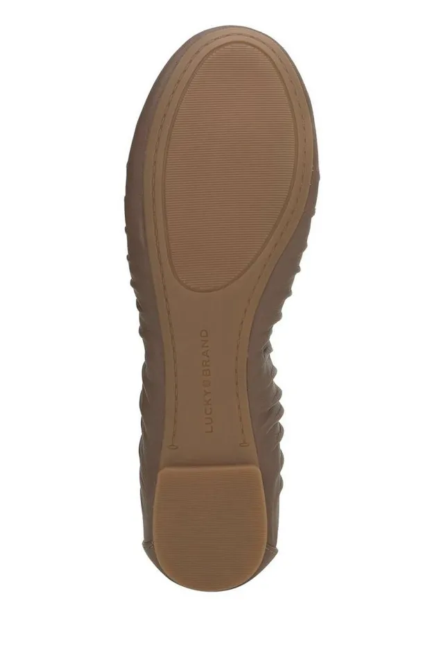 Lucky Brand Erla Flat Open Brownrust Women Shoes