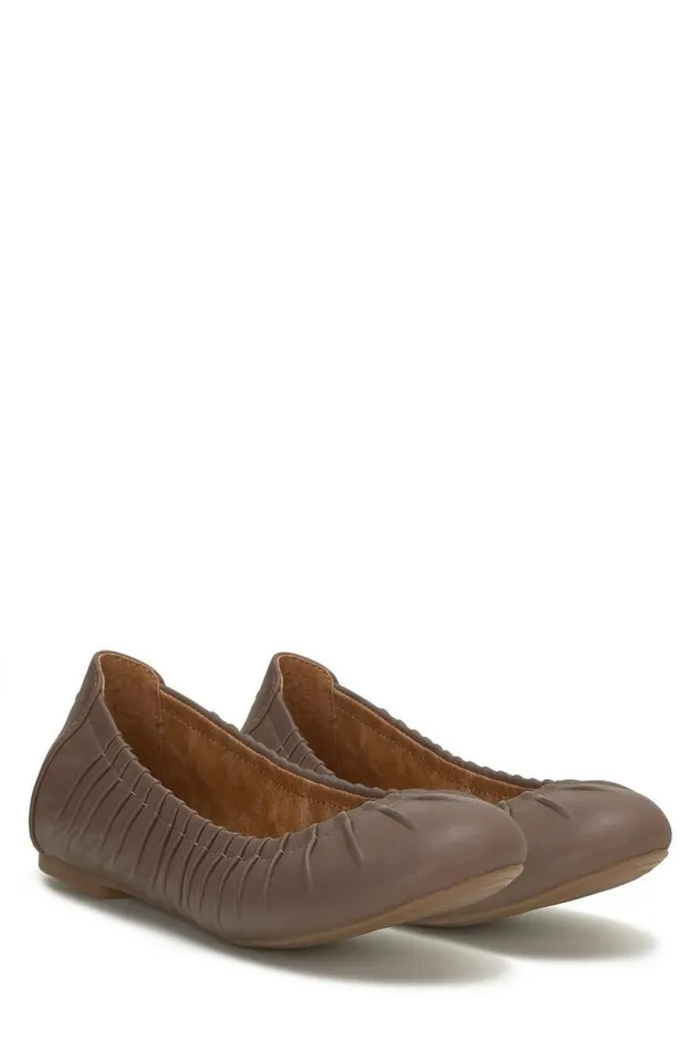 Lucky Brand Erla Flat Open Brownrust Women Shoes