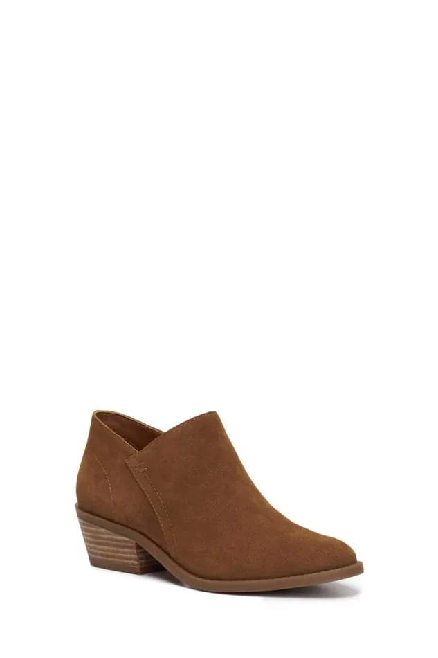 Lucky Brand Fanky Bootie Medium Brown Women Shoes