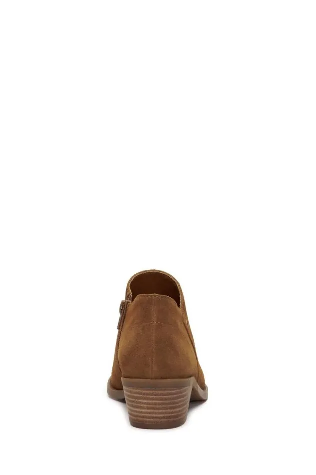 Lucky Brand Fanky Bootie Medium Brown Women Shoes