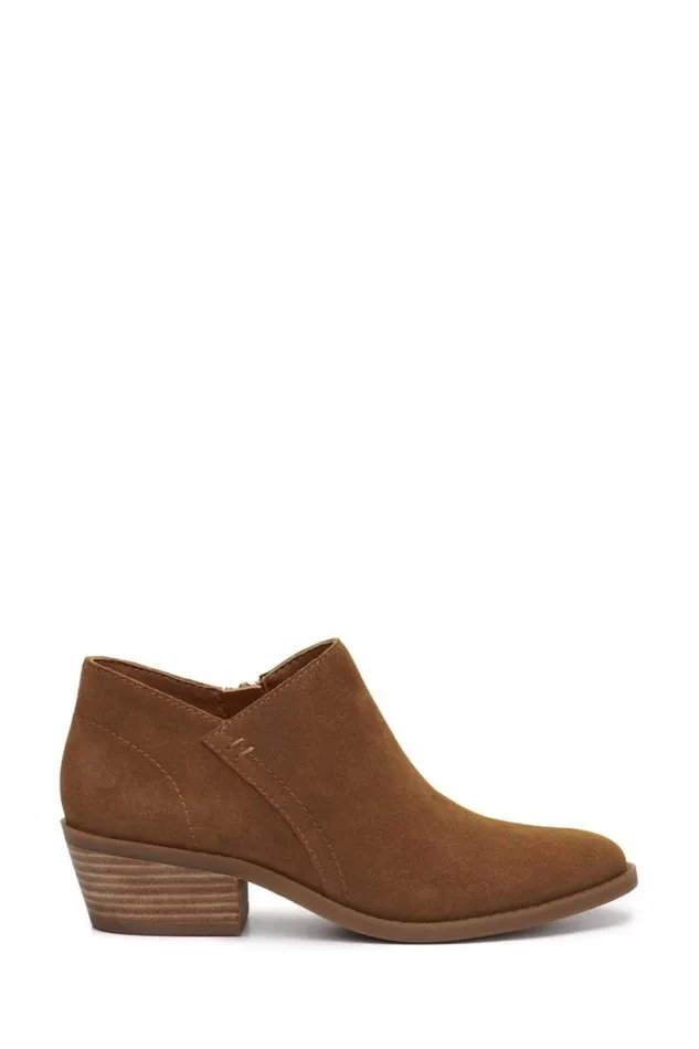 Lucky Brand Fanky Bootie Medium Brown Women Shoes