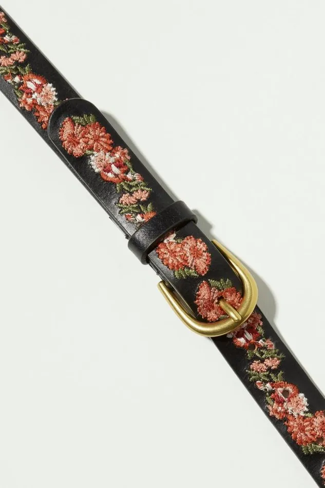 Lucky Brand Garden Floral Embroidered Multi Women Belts Lucky Brand Garden Floral Embroidered Multi Women Belts