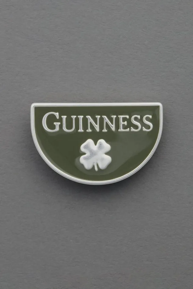 Lucky Brand Guinness Clover Pin Silver Women Jewelry
