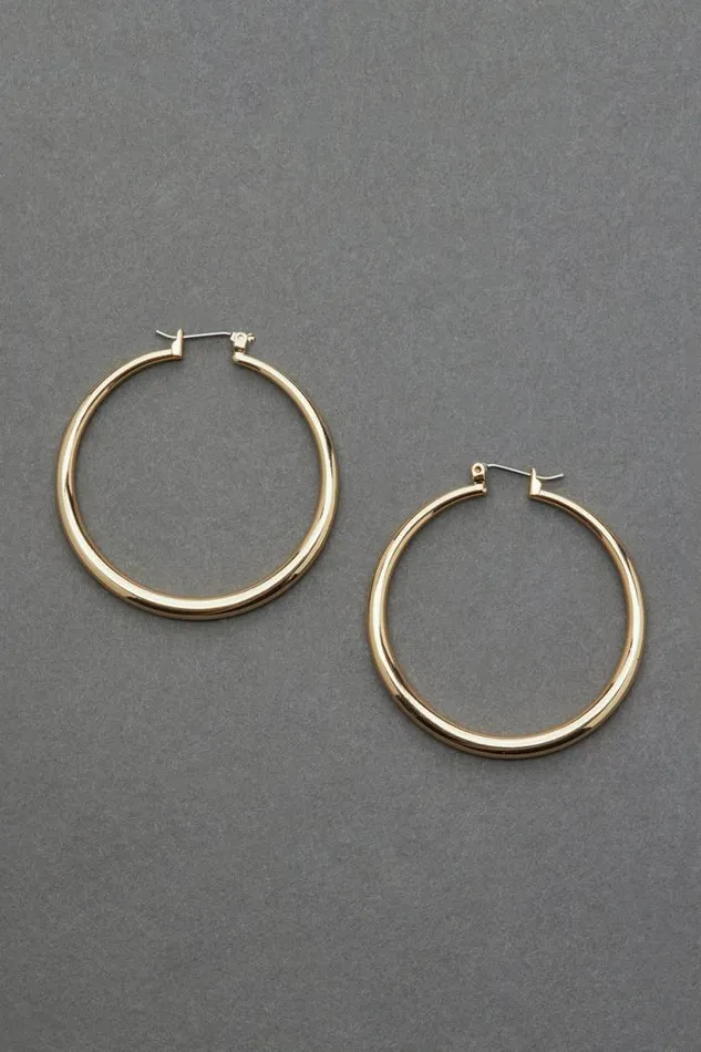 Lucky Brand Hoop Earring Gold Women Jewelry