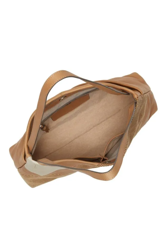 Lucky Brand Jema Shoulder Bag Medium Light Beige Women Handbags
