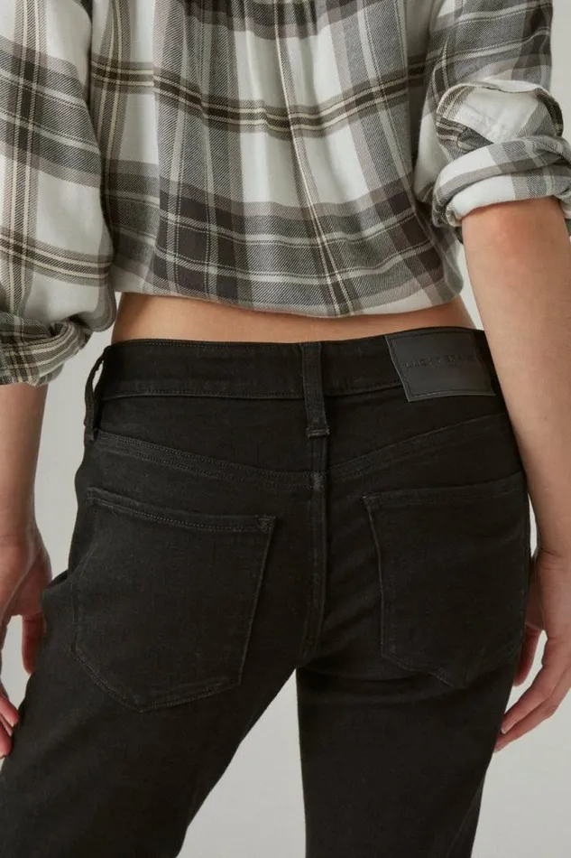 Lucky Brand Low Rise Lizzie Skinny Clean Black Women Jeans