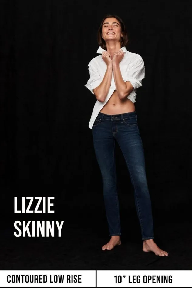 Lucky Brand Low Rise Lizzie Skinny Clean Black Women Jeans
