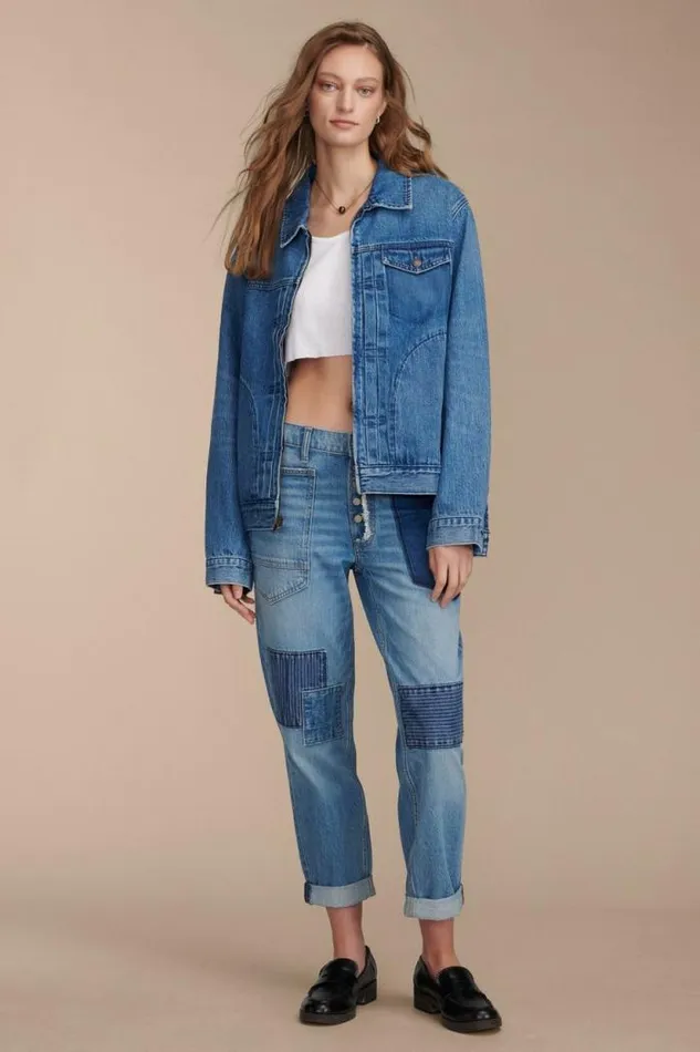 Lucky Brand Lucky Legend Mid Rise Boy Jean Party Mix Women Jeans
