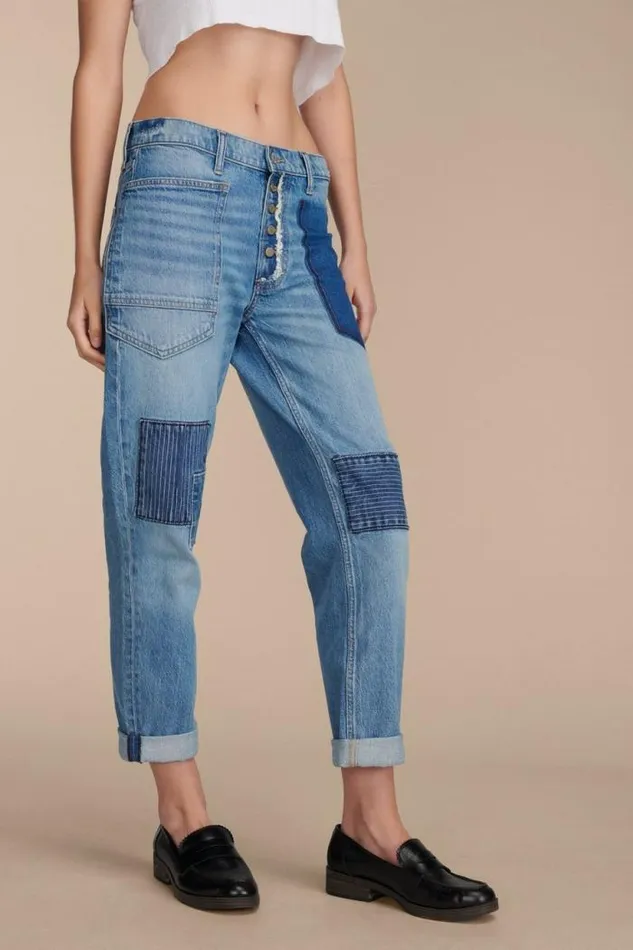 Lucky Brand Lucky Legend Mid Rise Boy Jean Party Mix Women Jeans