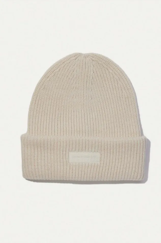 Lucky Brand Lurex Knit Beanie Whisper White Women Hats