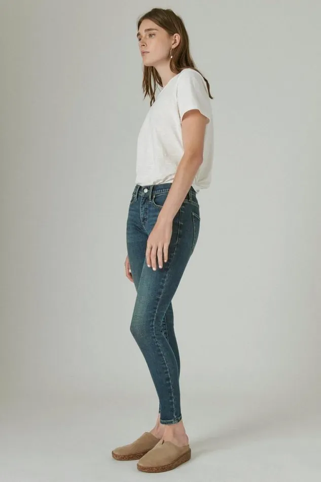 Lucky Brand Mid Rise Ava Skinny Lyell Women Jeans