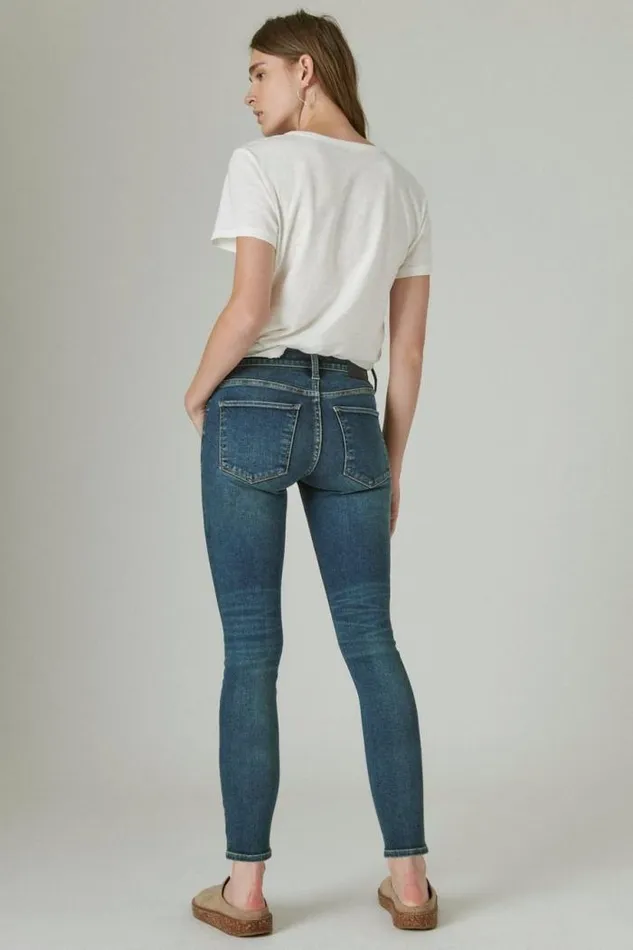 Lucky Brand Mid Rise Ava Skinny Lyell Women Jeans