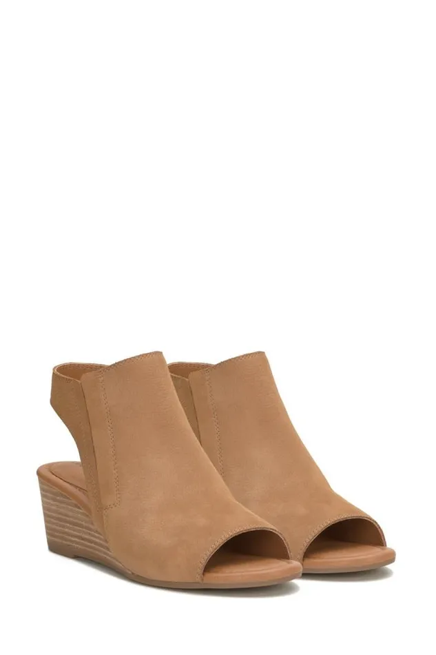 Lucky Brand Movisa Wedge Medium Dark Beige Women Shoes